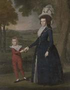 Mrs. William Moseley (Laura Wolcott), (1761-1814) and her son Charles (1786-1815)